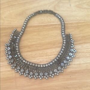 Elegant Silver Statement Necklace